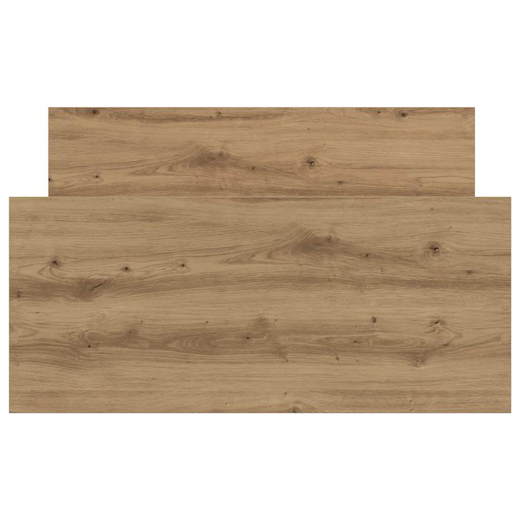 Bed Frame without Mattress Artisan Oak 100x200 cm Engineered Wood