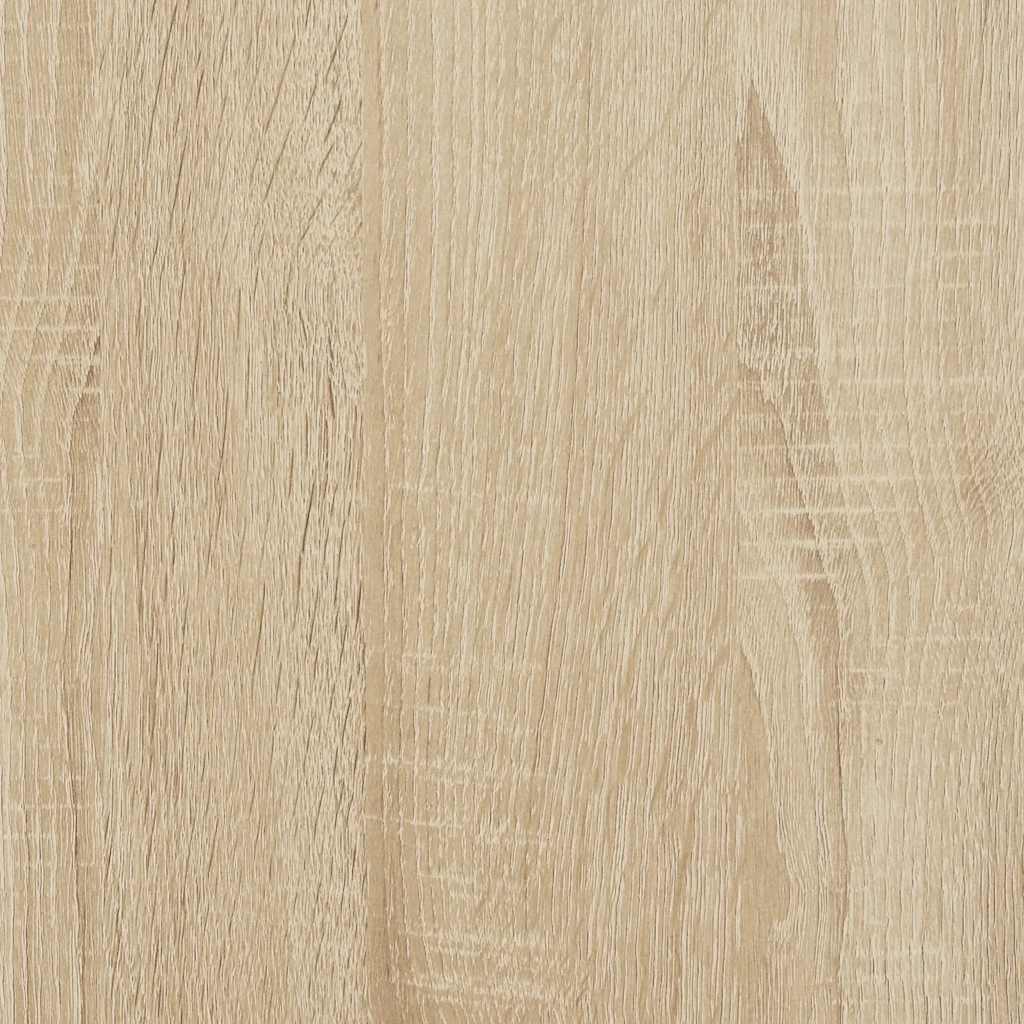 Bed Frame No Mattress Sonoma Oak 100x200 cm Engineered Wood