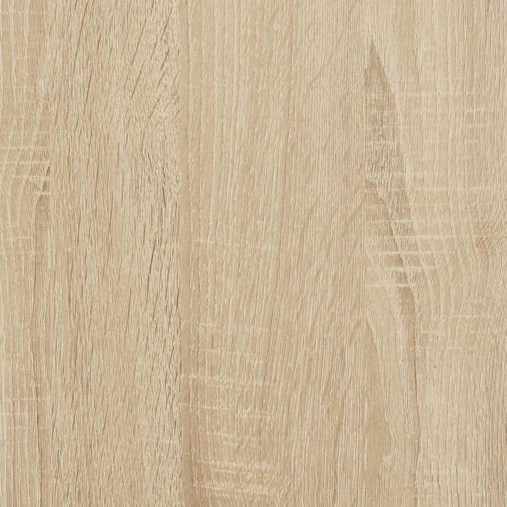 Bed Frame No Mattress Sonoma Oak 90x190 cm Single Engineered Wood