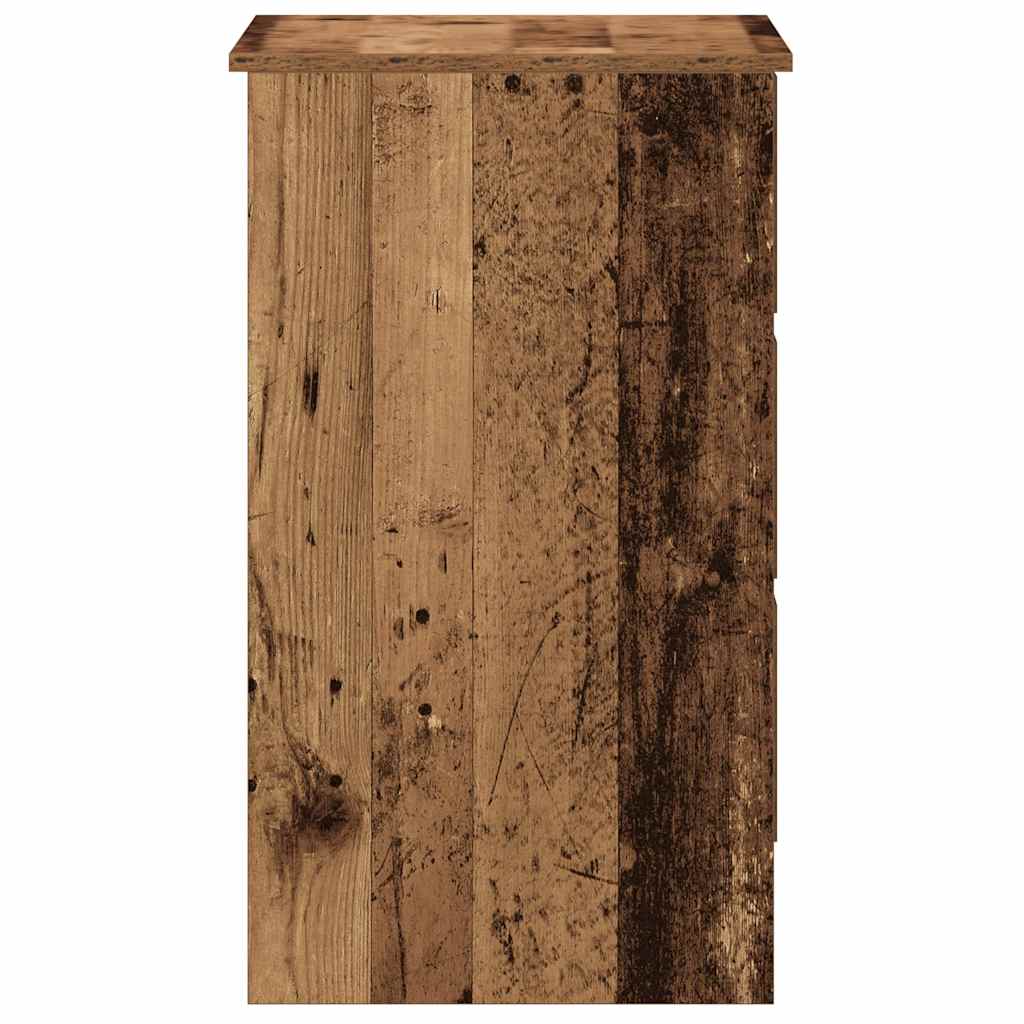 Vintage-Style Desk, Engineered Wood, 90x45x76 cm, Rustic Finish