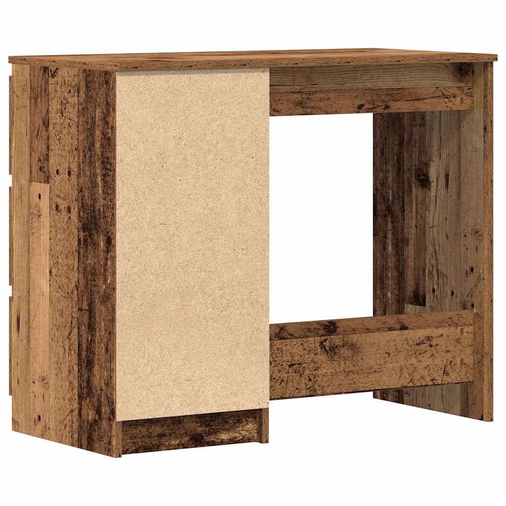 Vintage-Style Desk, Engineered Wood, 90x45x76 cm, Rustic Finish
