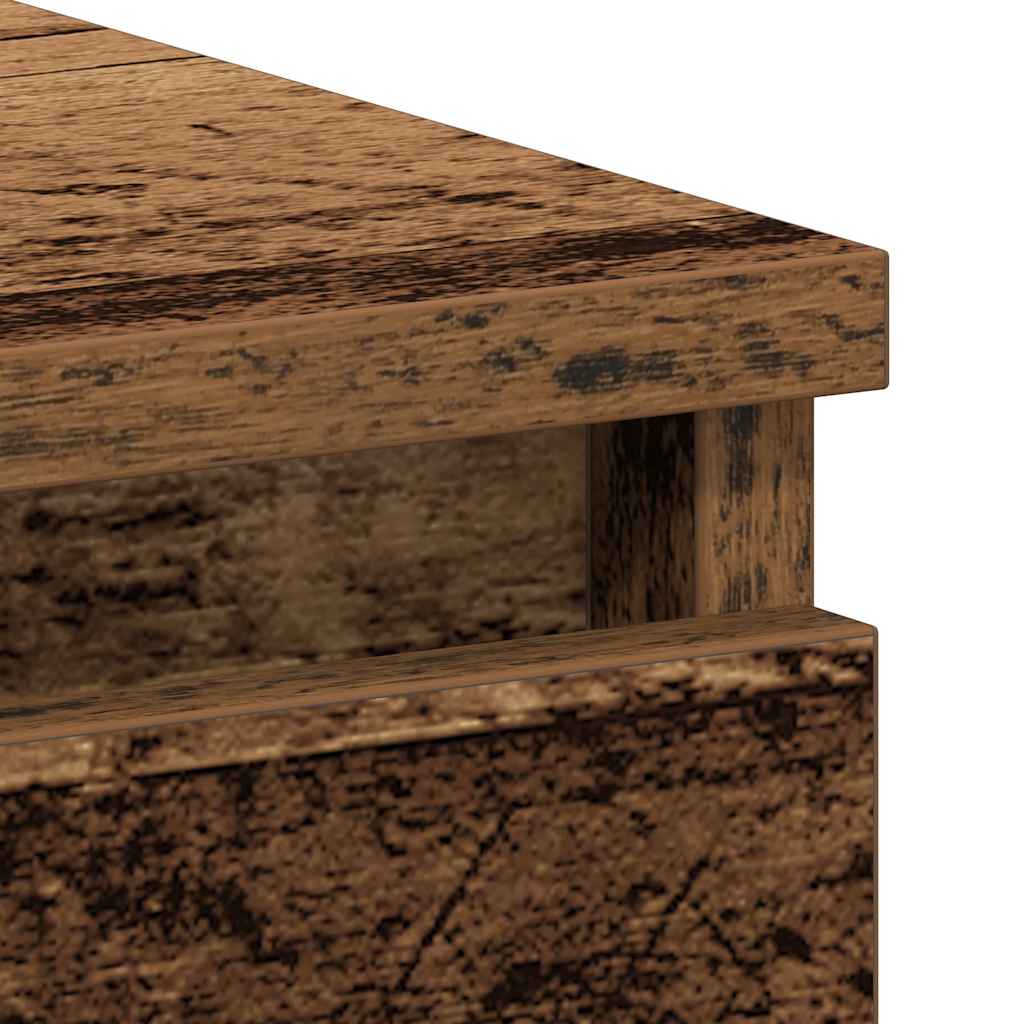 Vintage-Style Desk, Engineered Wood, 90x45x76 cm, Rustic Finish