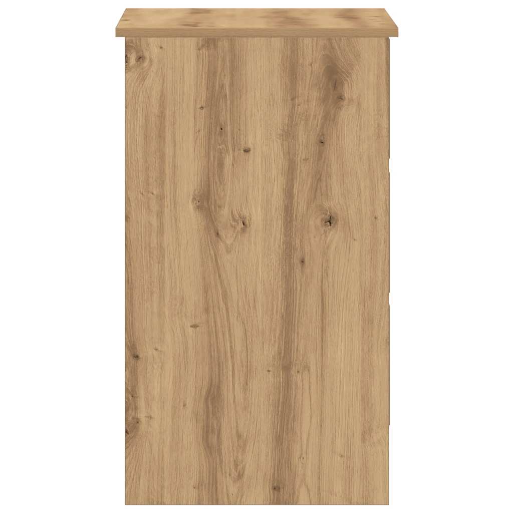 Elegant Desk Artisan Oak 90x45x76 cm - Engineered Wood
