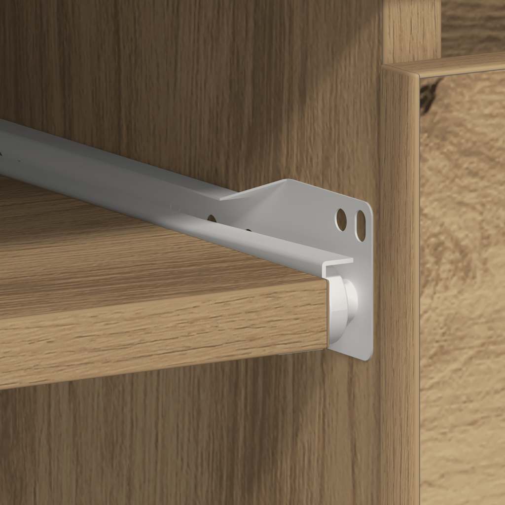 Elegant Desk Artisan Oak 90x45x76 cm - Engineered Wood