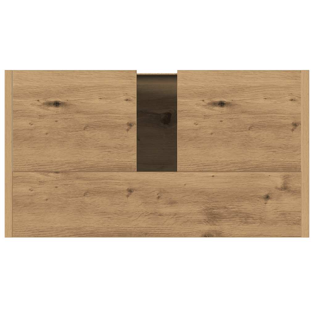 Artisan Oak Bathroom Sink Cabinet, 60x33x60 cm, Engineered Wood