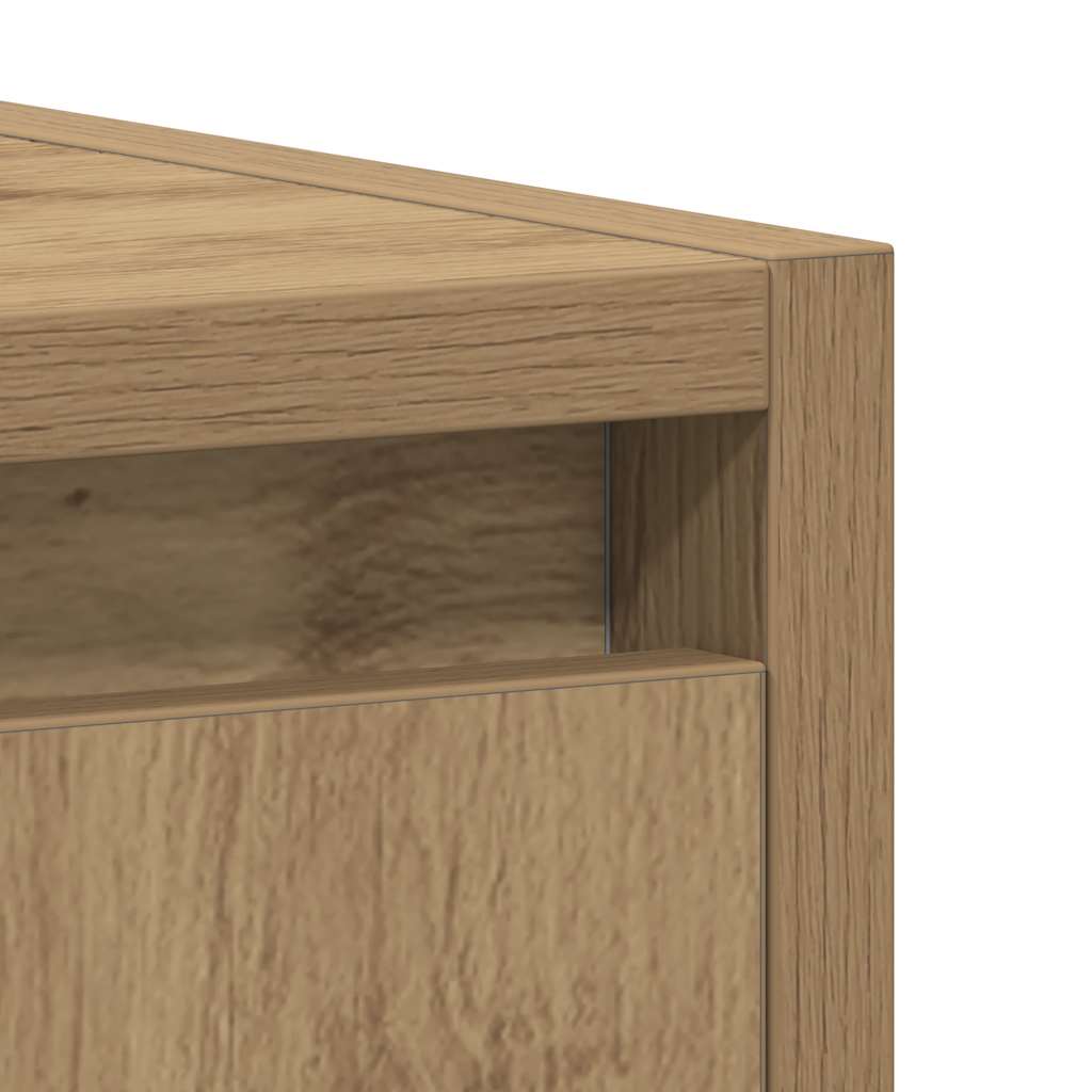 Artisan Oak Bathroom Sink Cabinet, 60x33x60 cm, Engineered Wood