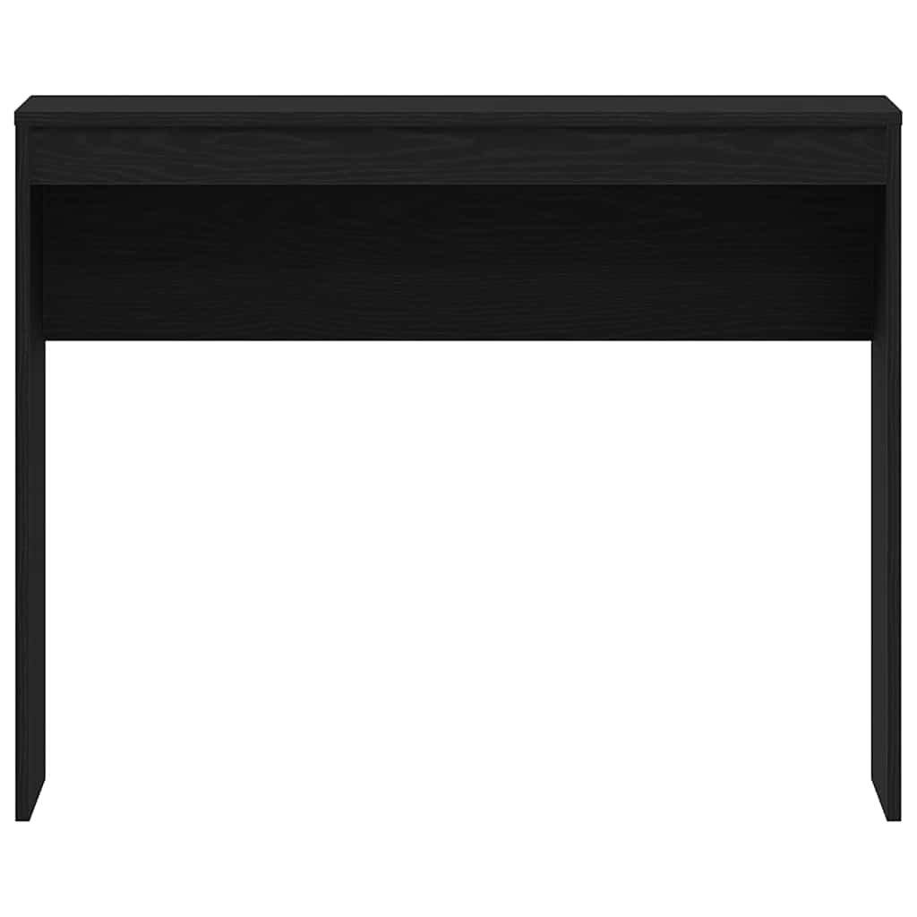 Compact Black Oak Desk - 90x40x72 cm Engineered Wood
