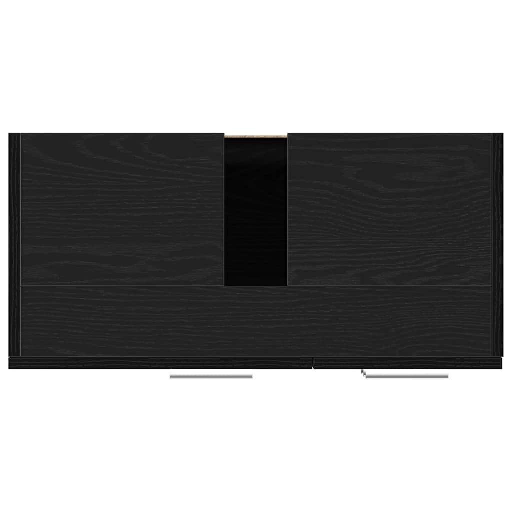 Black Oak Sink Cabinet 63x30x54 cm - Durable Engineered Wood