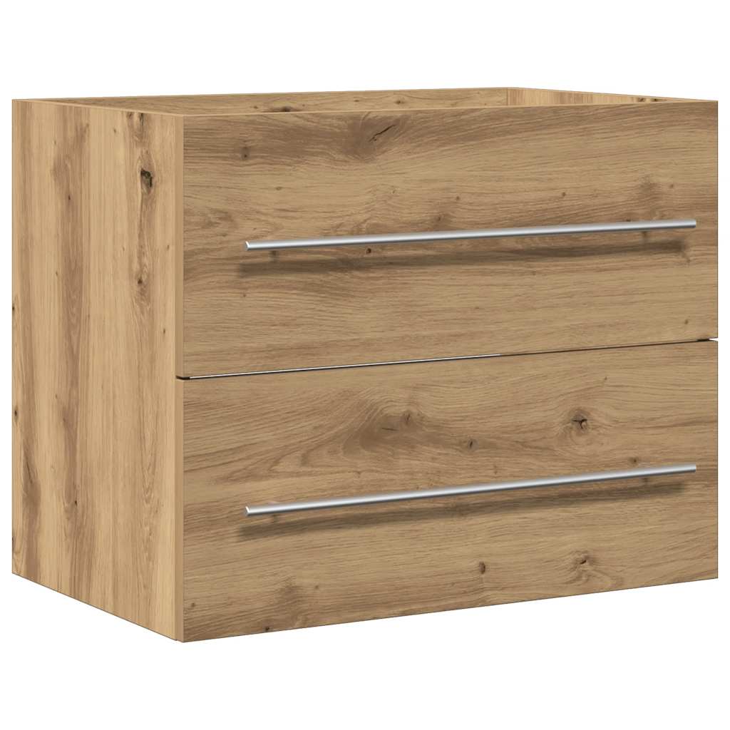 Artisan Oak Bathroom Sink Cabinet, Engineered Wood, 60x38.5x48 cm