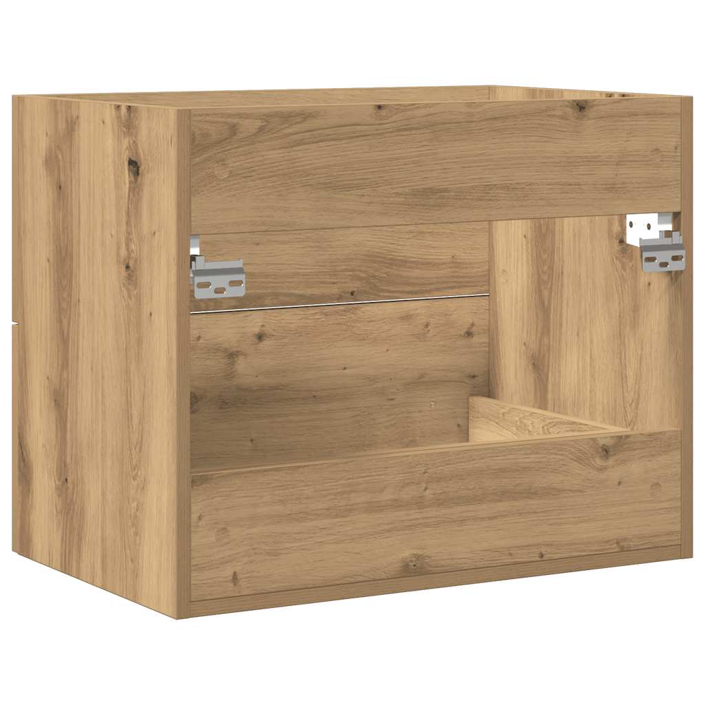 Artisan Oak Bathroom Sink Cabinet, Engineered Wood, 60x38.5x48 cm