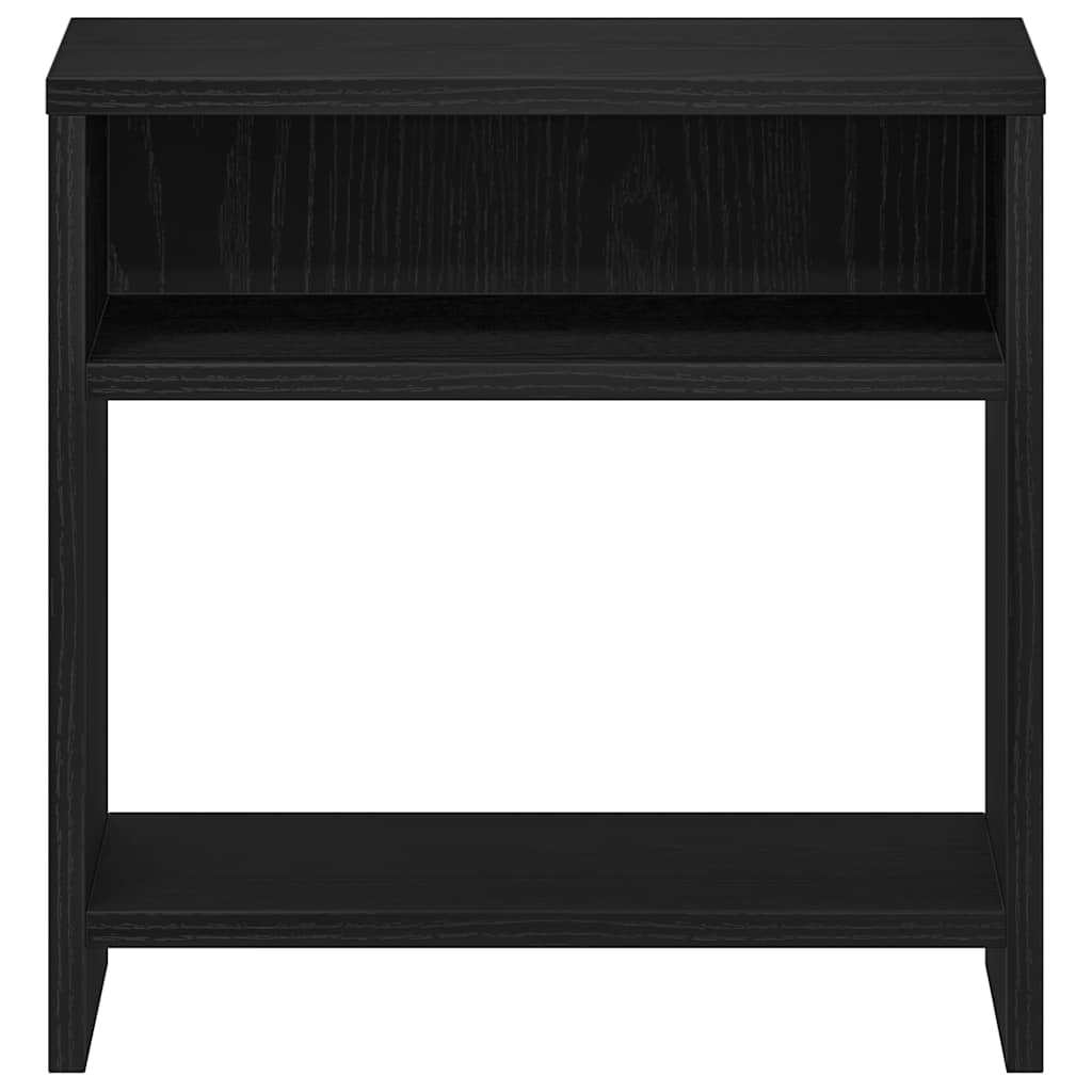 Bedside Cabinets 2 pcs Black Oak 40x30x40 cm Engineered Wood