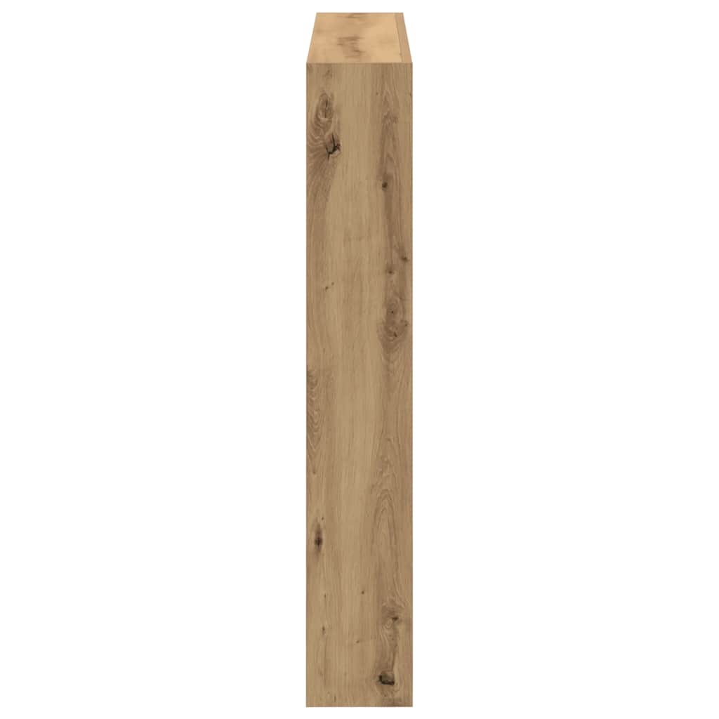 LED Headboard Cabinet - Artisan Oak - 100x17x102 cm