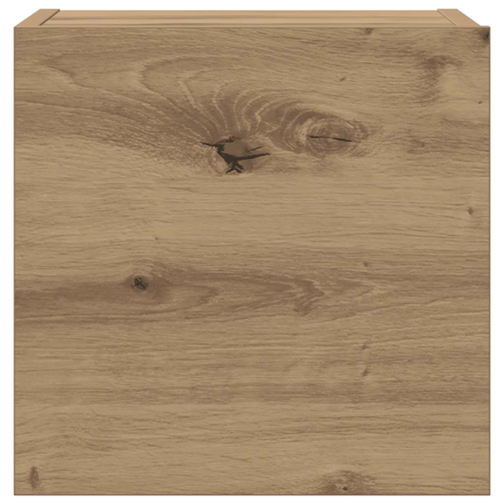 Wall Mounted TV cabinets 8 pcs Artisan Oak Engineered Wood