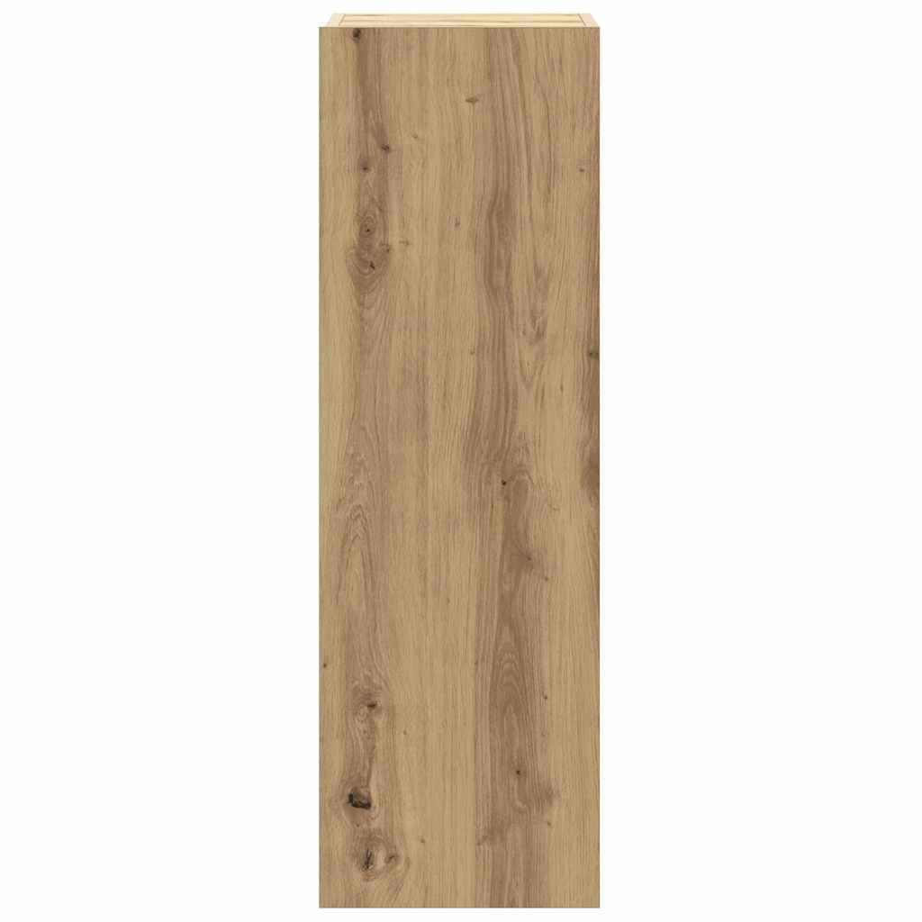 6 Piece TV Cabinet Set Wall-mounted Artisan Oak Engineered Wood