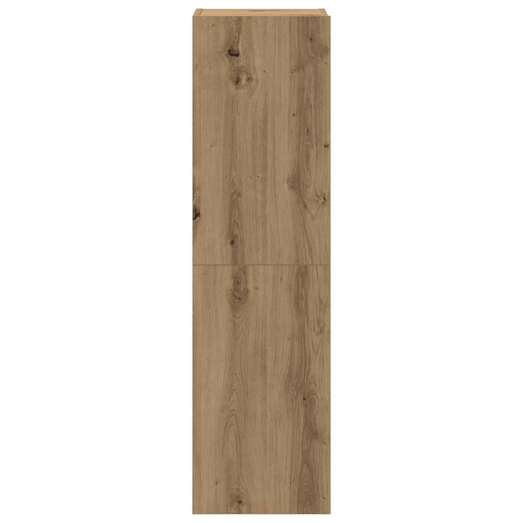 3 Piece TV Cabinet Set Wall-mounted Artisan Oak Engineered Wood