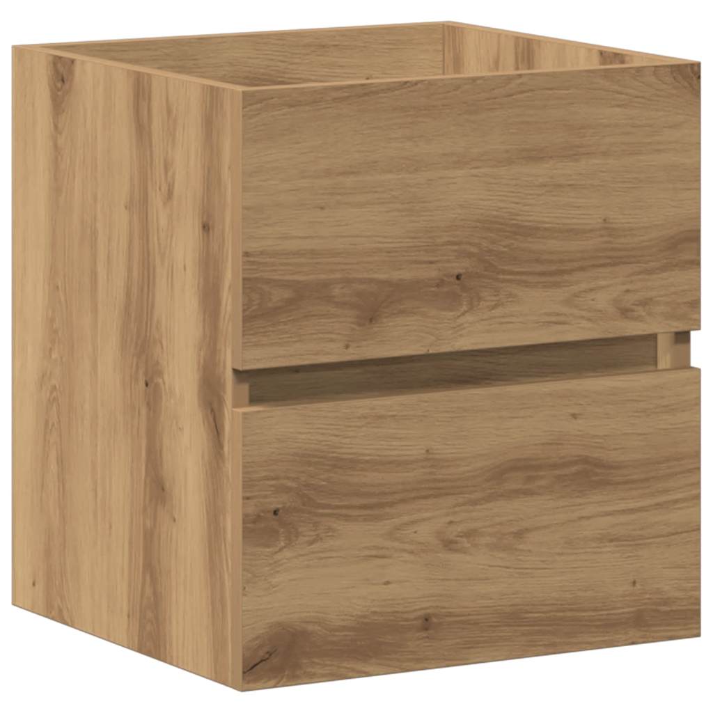 Artisan Oak Bathroom Sink Cabinet 41x38.5x45 cm - Engineered Wood