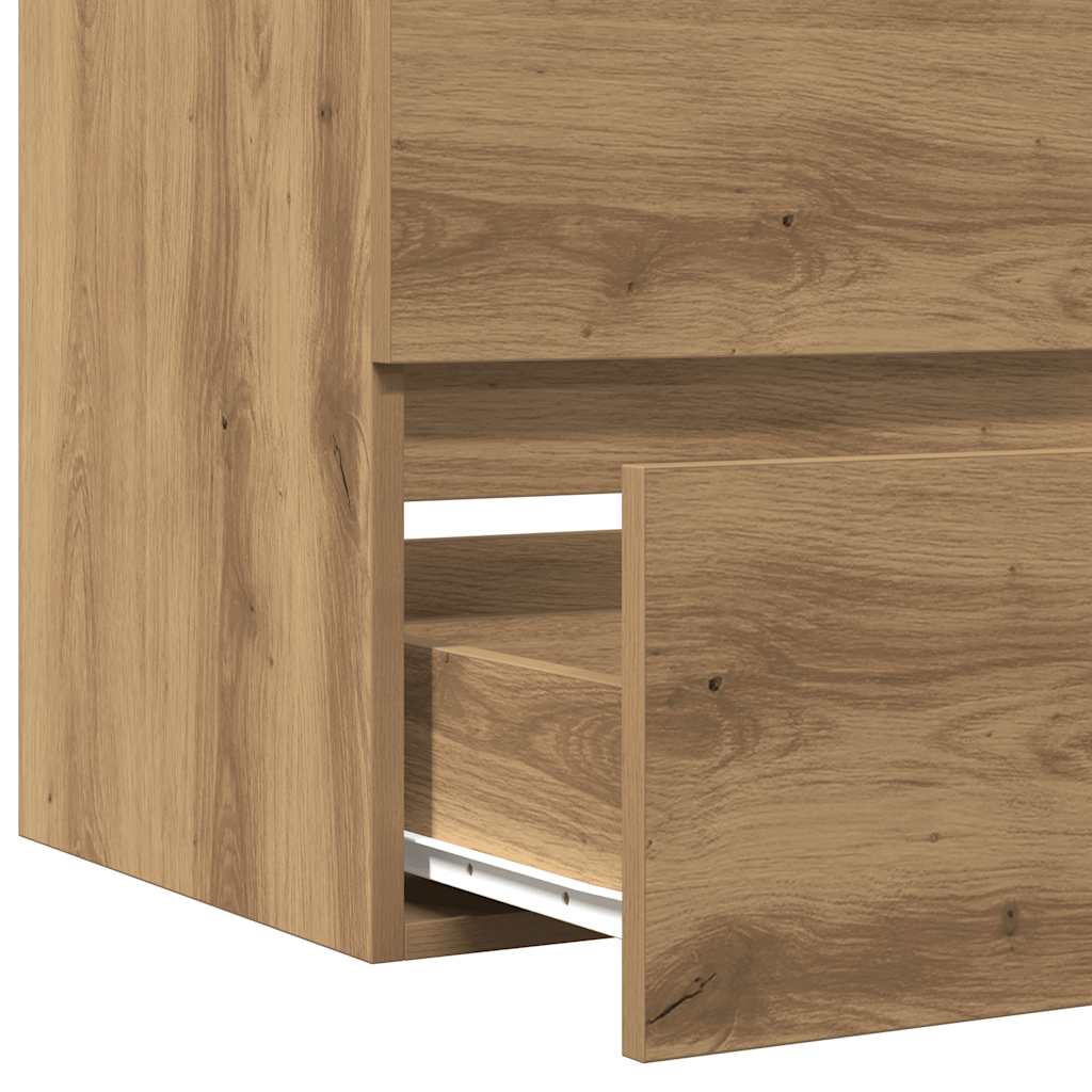 Artisan Oak Bathroom Sink Cabinet 41x38.5x45 cm - Engineered Wood