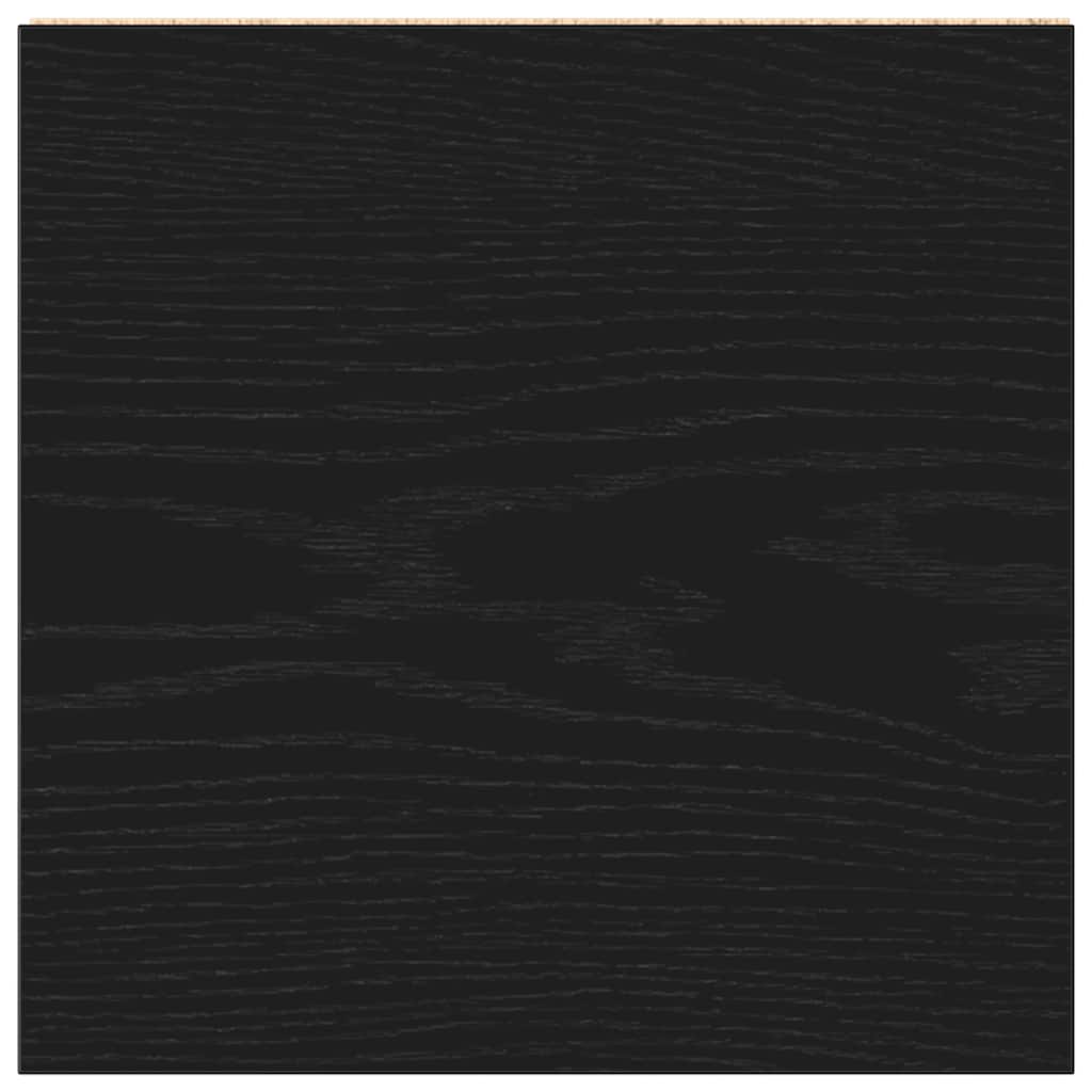 Black Oak Bathroom Cabinet - Engineered Wood 30x30x183.5 cm