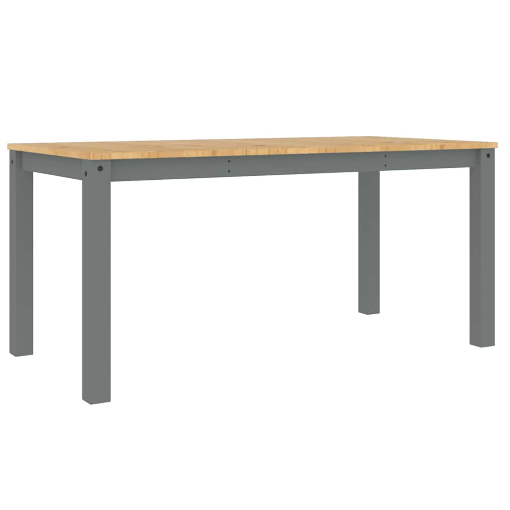 4 Piece Dining Set Panama Grey Solid Wood Pine