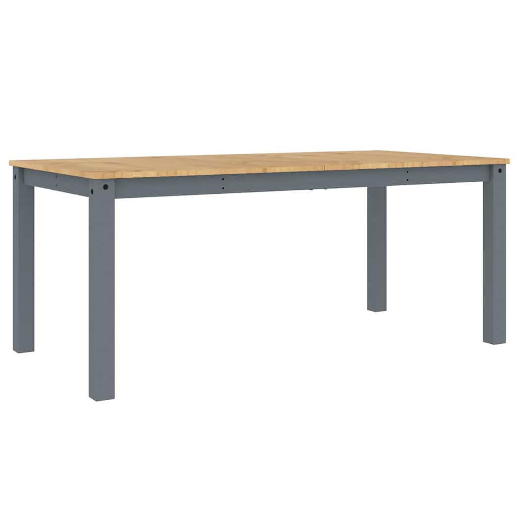 5 Piece Dining Set Panama Grey Solid Wood Pine