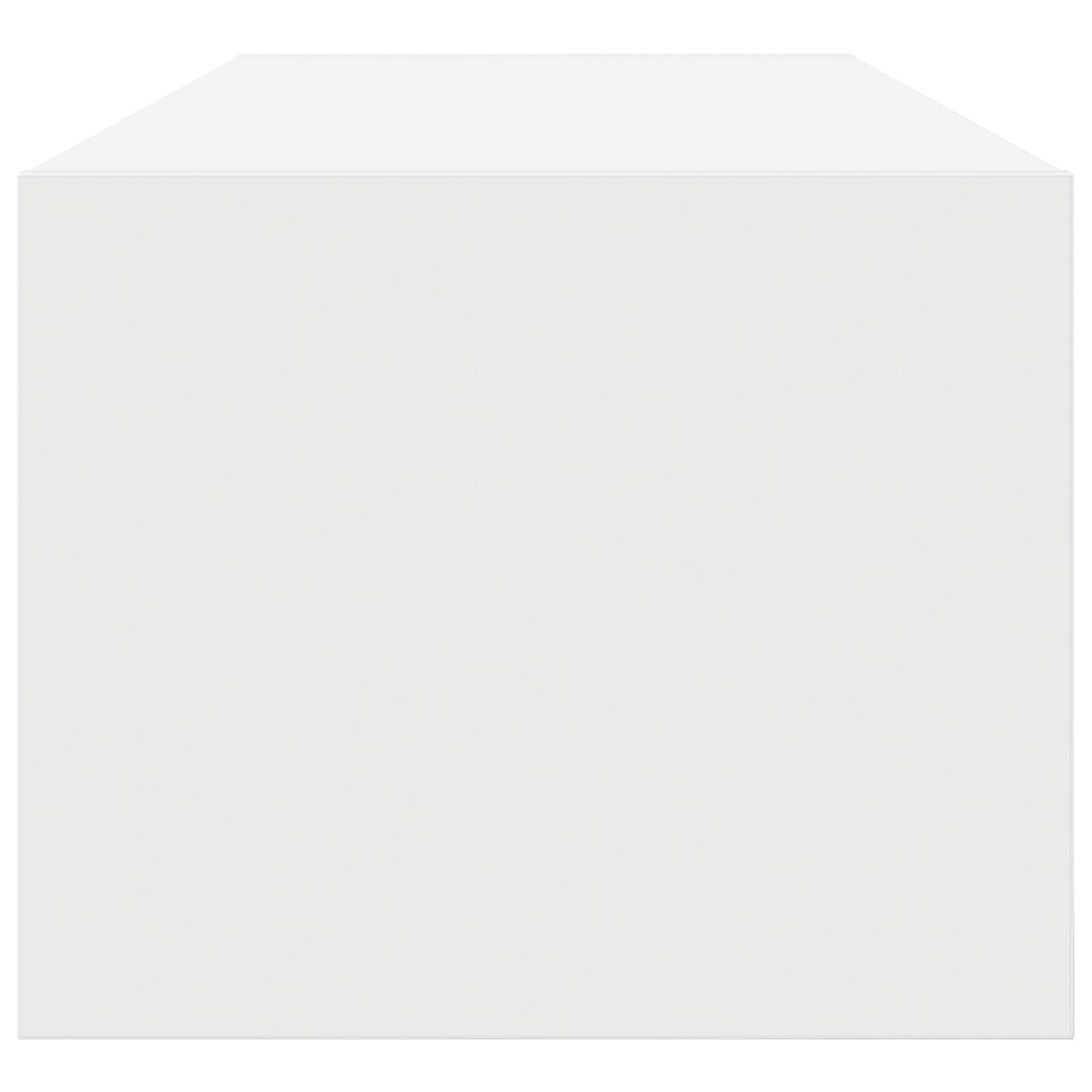 White Engineered Wood TV Cabinet - 100x31x25.5 cm
