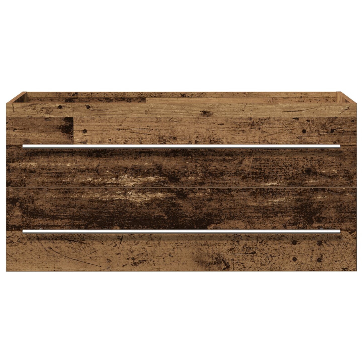 Rustic Bathroom Sink Cabinet, 100x38.5x48 cm, Engineered Wood