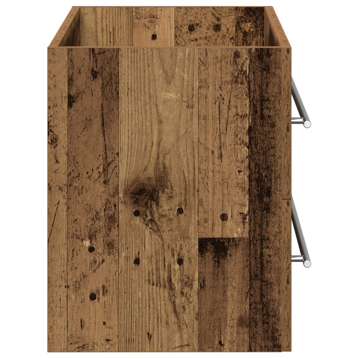 Rustic Bathroom Sink Cabinet, 100x38.5x48 cm, Engineered Wood