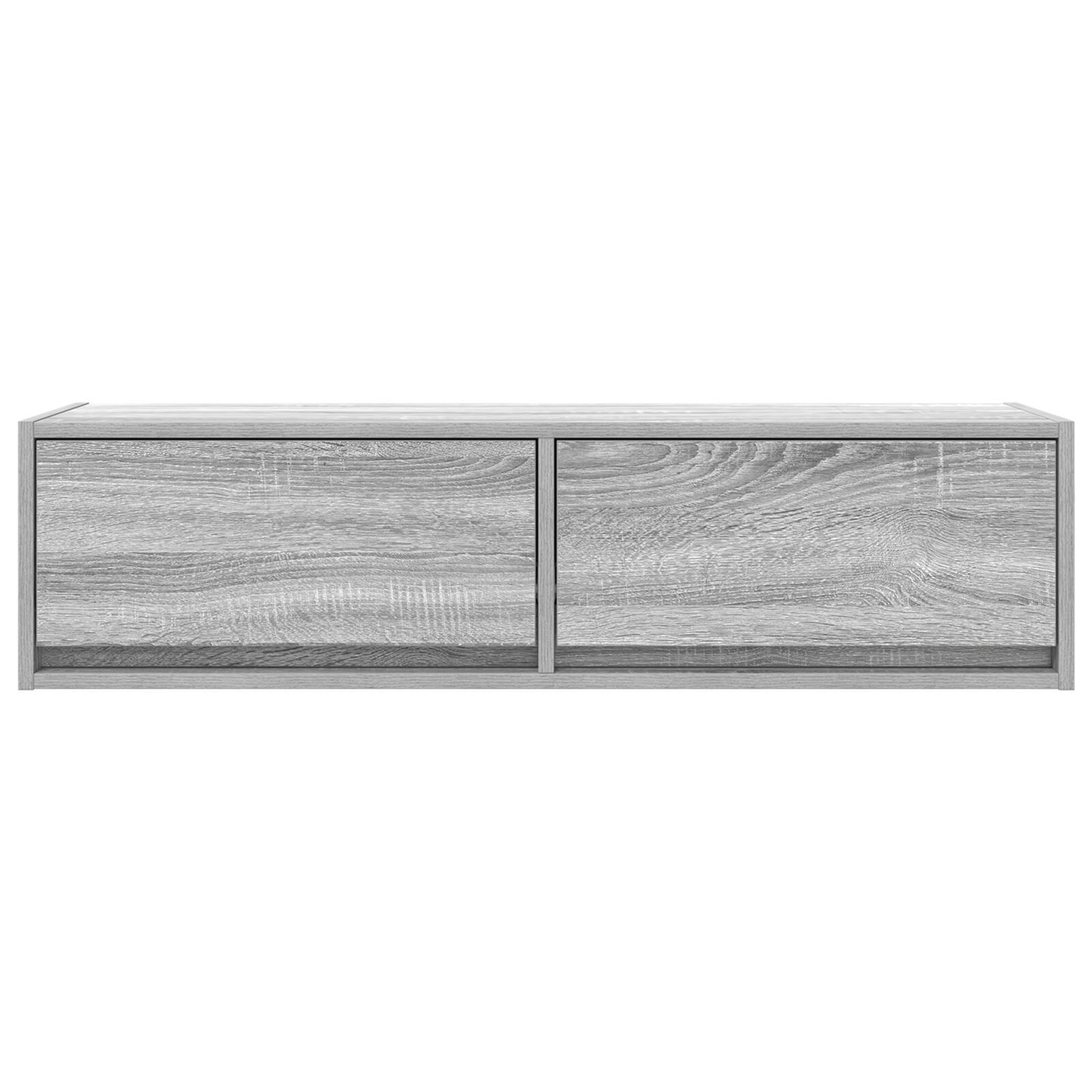Grey Sonoma TV Cabinet - Engineered Wood, 100x31x25.5 cm