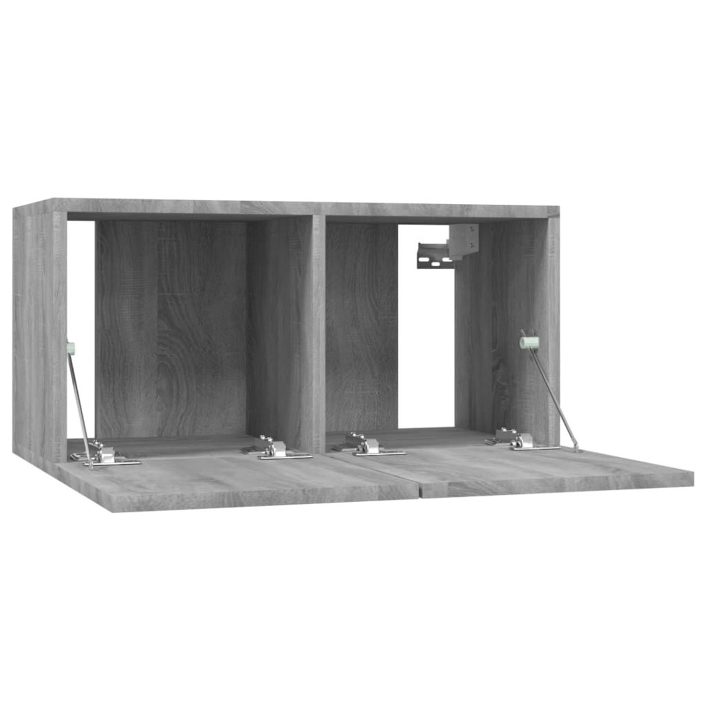 Grey Sonoma Hanging TV Cabinet Set, Engineered Wood - 2x60cm