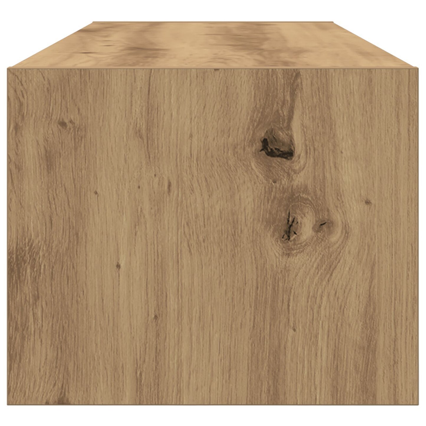 Artisan Oak TV Cabinet - 100x31x25.5cm Engineered Wood