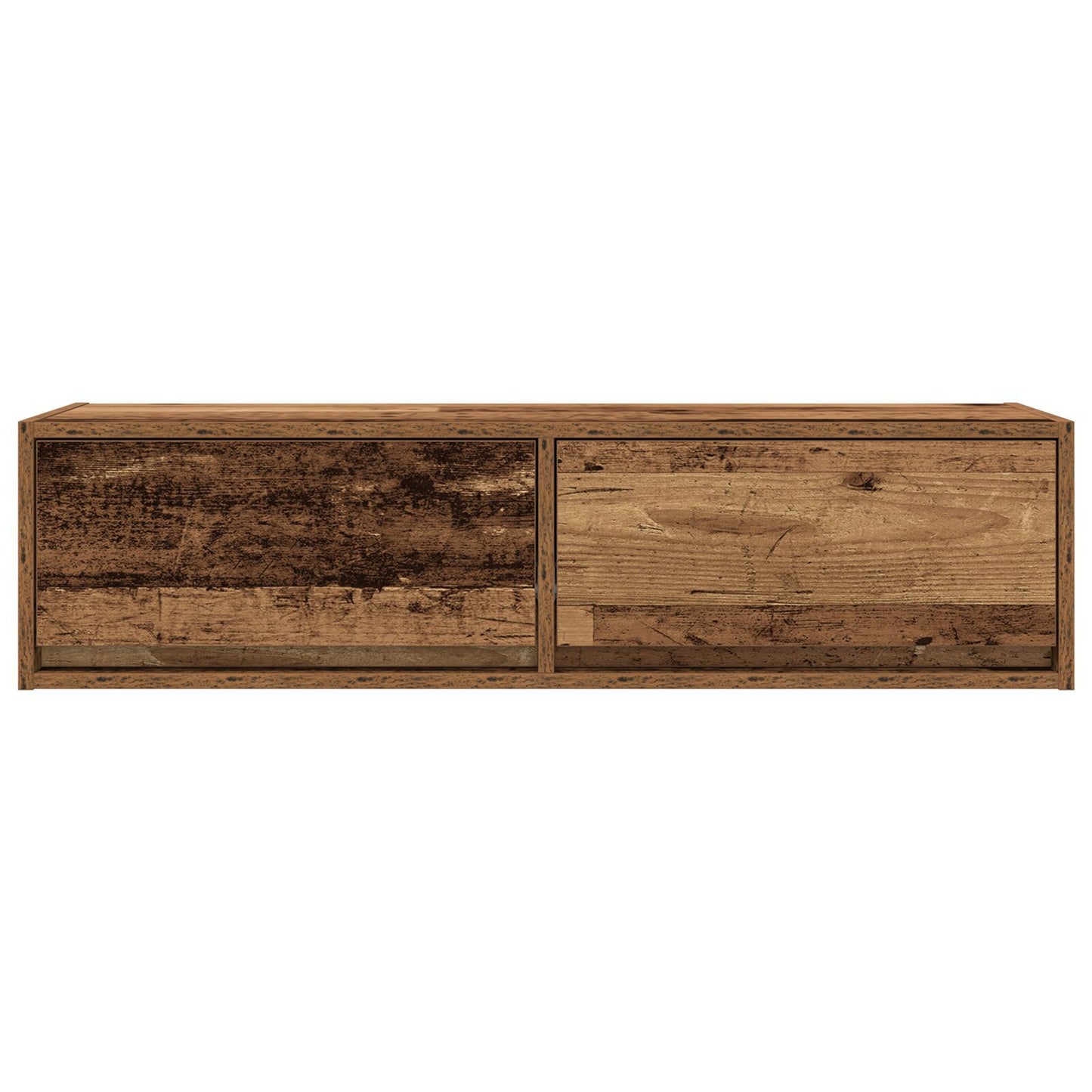 Rustic TV Cabinet in Engineered Wood – 100x31x25.5cm