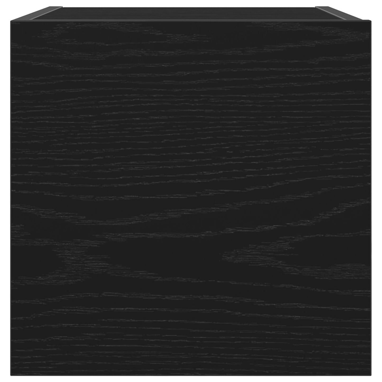 Black Oak Wall Mounted TV Cabinets Set, 2 pcs, 30.5x30x30 cm