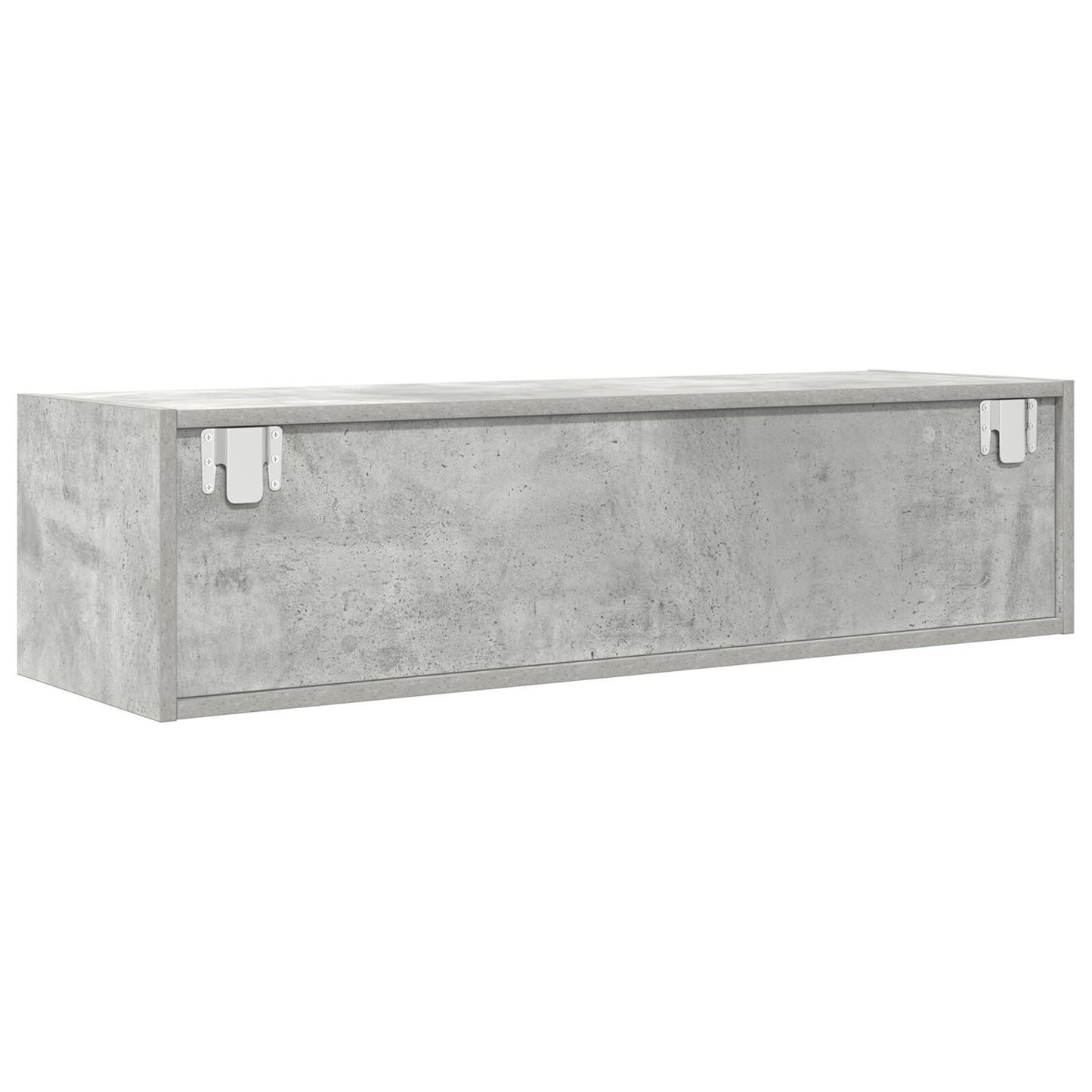 Concrete Grey TV Cabinet, Engineered Wood 100x31x25.5 cm