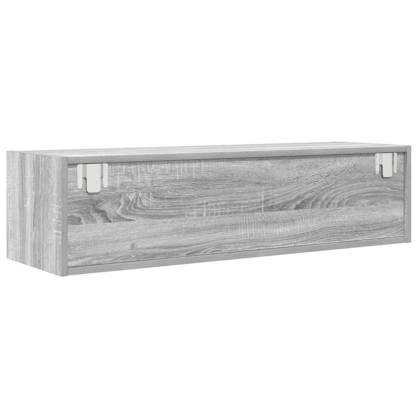 Grey Sonoma TV Cabinet - Engineered Wood, 100x31x25.5 cm