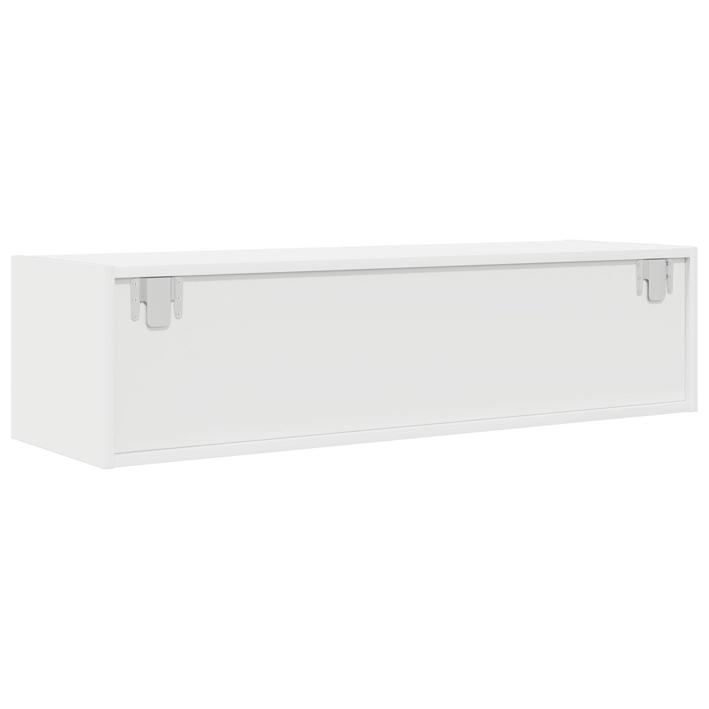 White Engineered Wood TV Cabinet - 100x31x25.5 cm