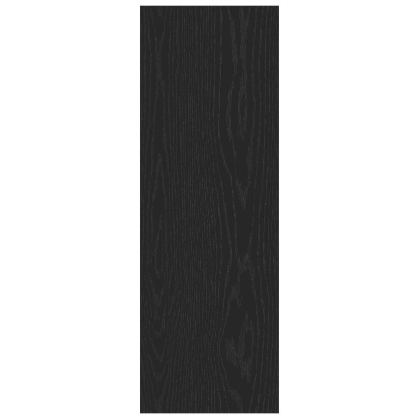 Black Oak Wall-Mounted TV Cabinets, Set of 2, Engineered Wood