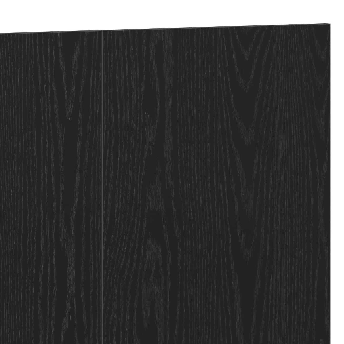 Black Oak Engineered Wood Wall Headboard 240x80 cm