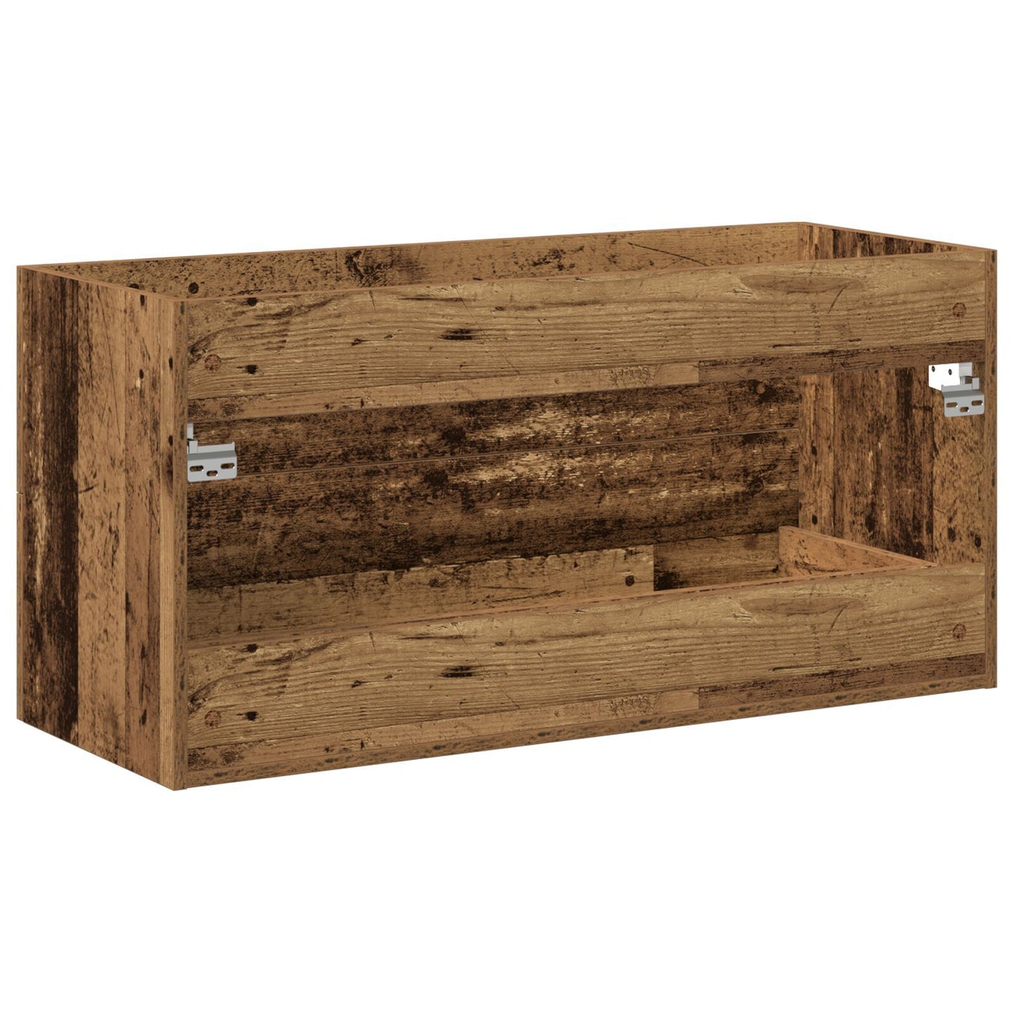 Rustic Bathroom Sink Cabinet, 100x38.5x48 cm, Engineered Wood