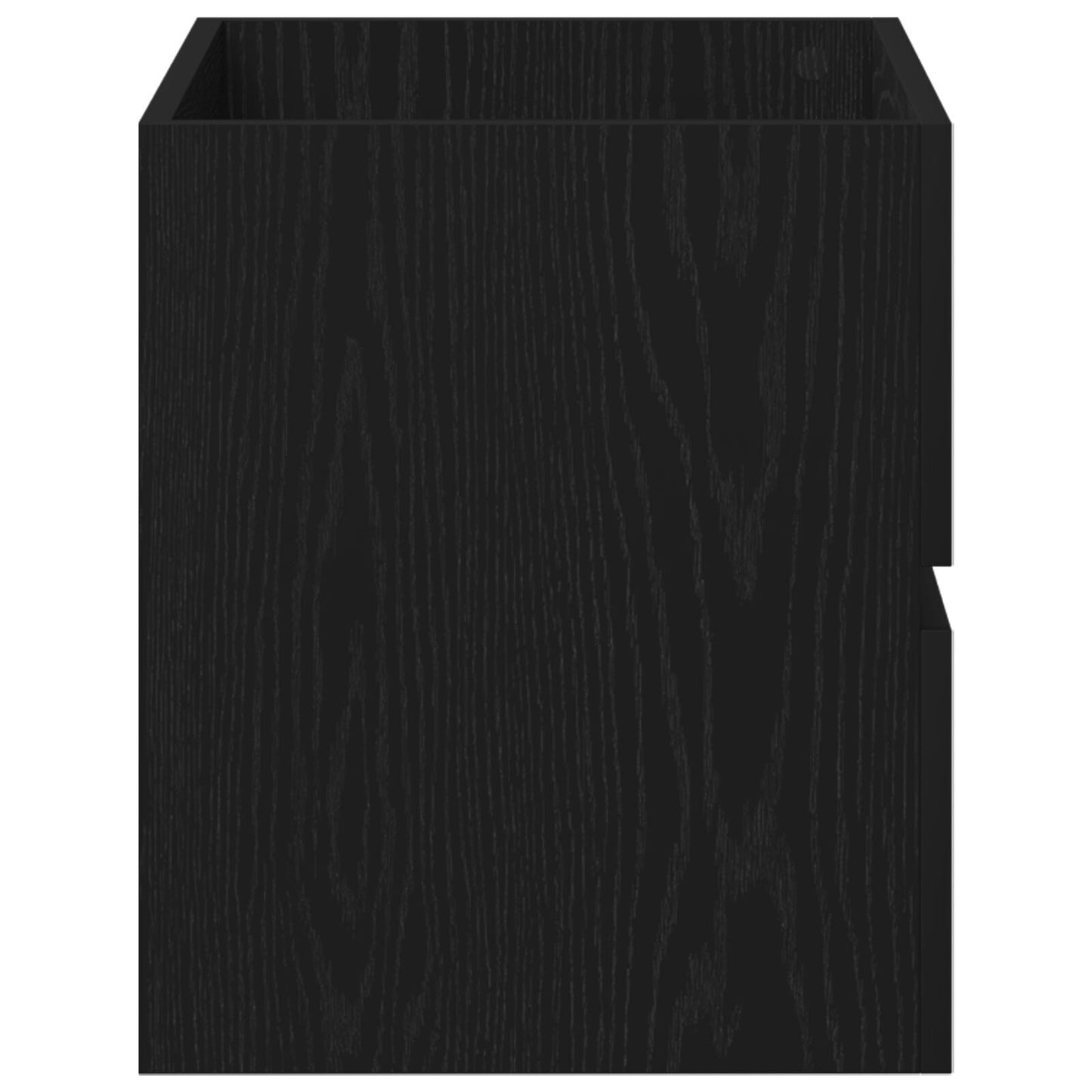 Black Oak Sink Cabinet 60x38.5x45 cm - Engineered Wood