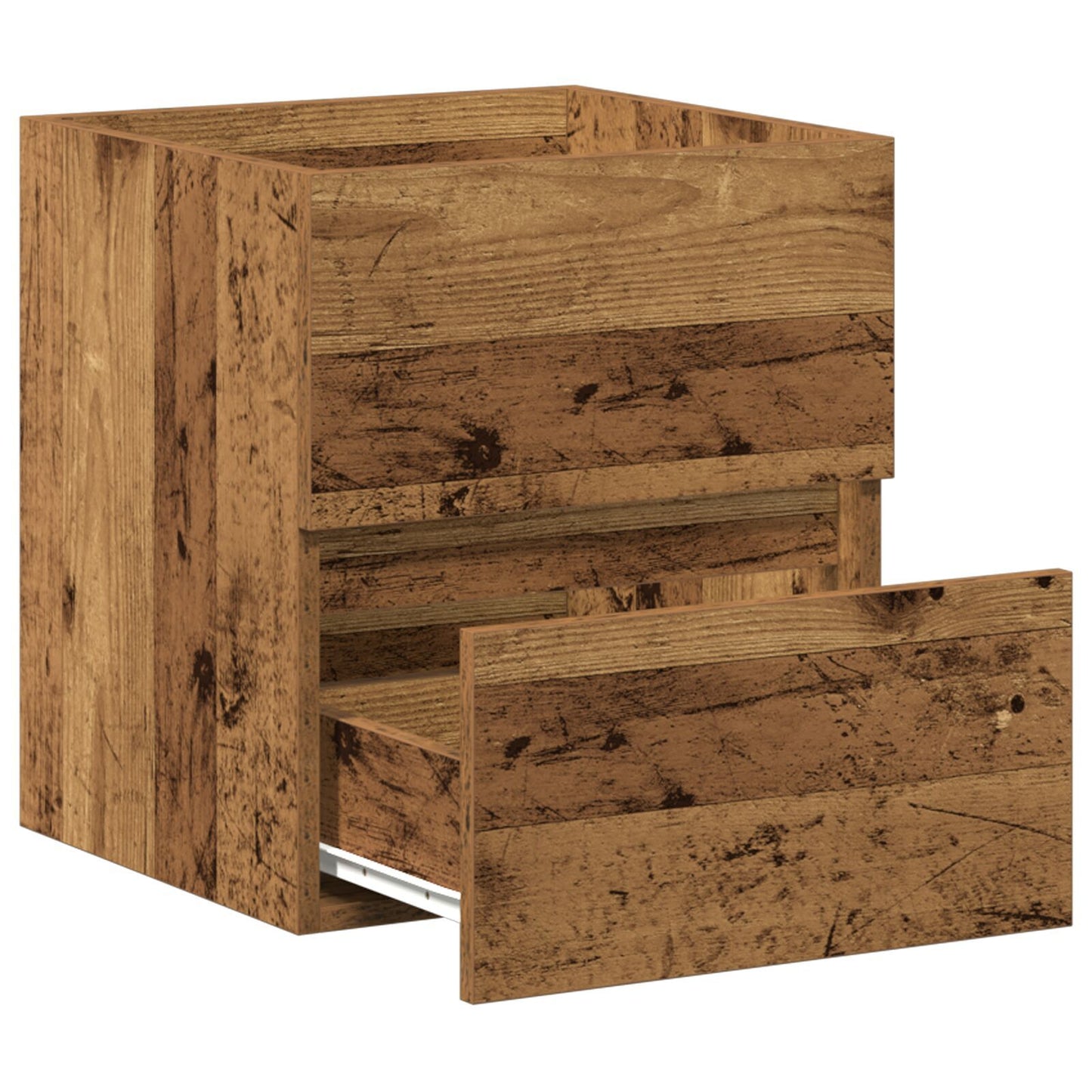 Rustic Sink Cabinet, Old Wood, 41x38.5x45 cm - Engineered Wood