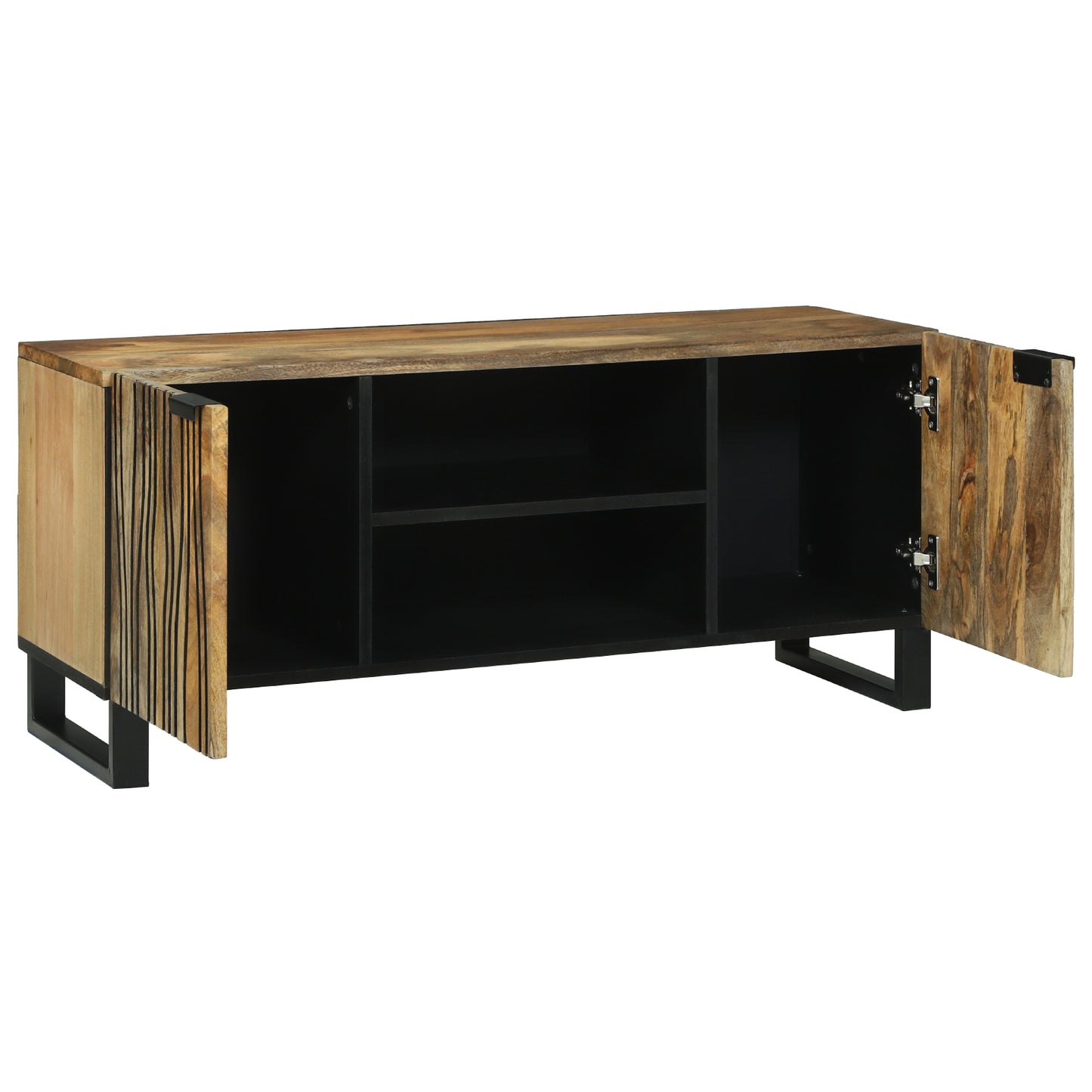TV Cabinet 105x33.5x46 cm Solid Wood Mango and Engineered Wood