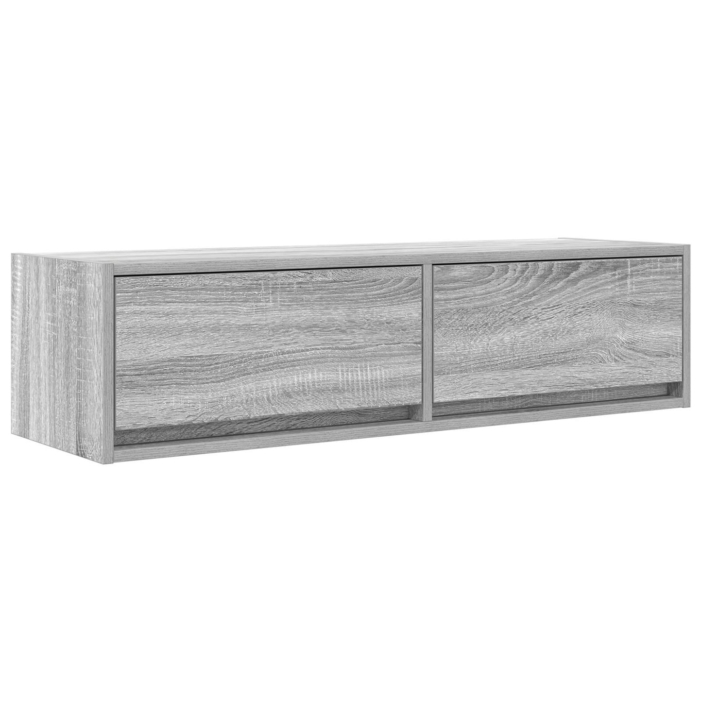 Grey Sonoma TV Cabinet - Engineered Wood, 100x31x25.5 cm