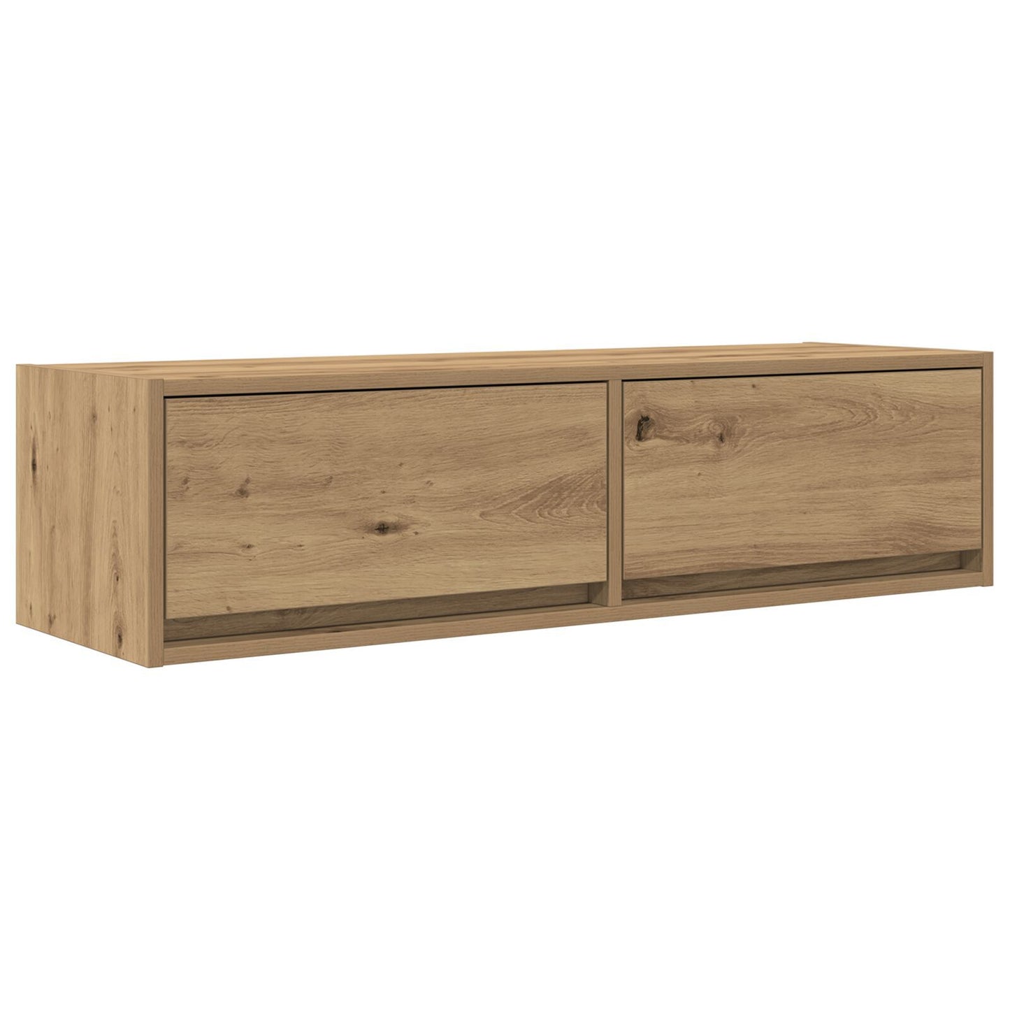 Artisan Oak TV Cabinet - 100x31x25.5cm Engineered Wood