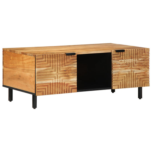 Coffee Table 100x54x40 cm Solid Wood Acacia