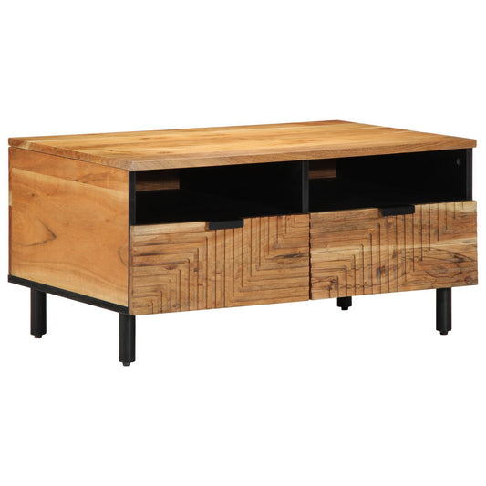 Coffee Table 80x54x40 cm Solid Wood Acacia