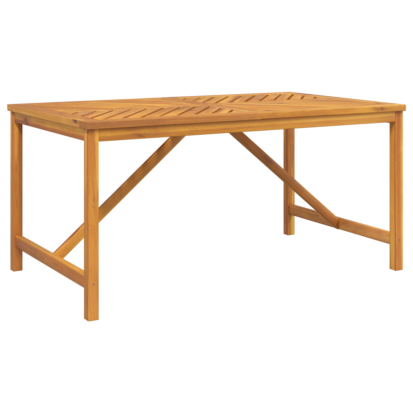 7 Piece Garden Dining Set Solid Wood Acacia