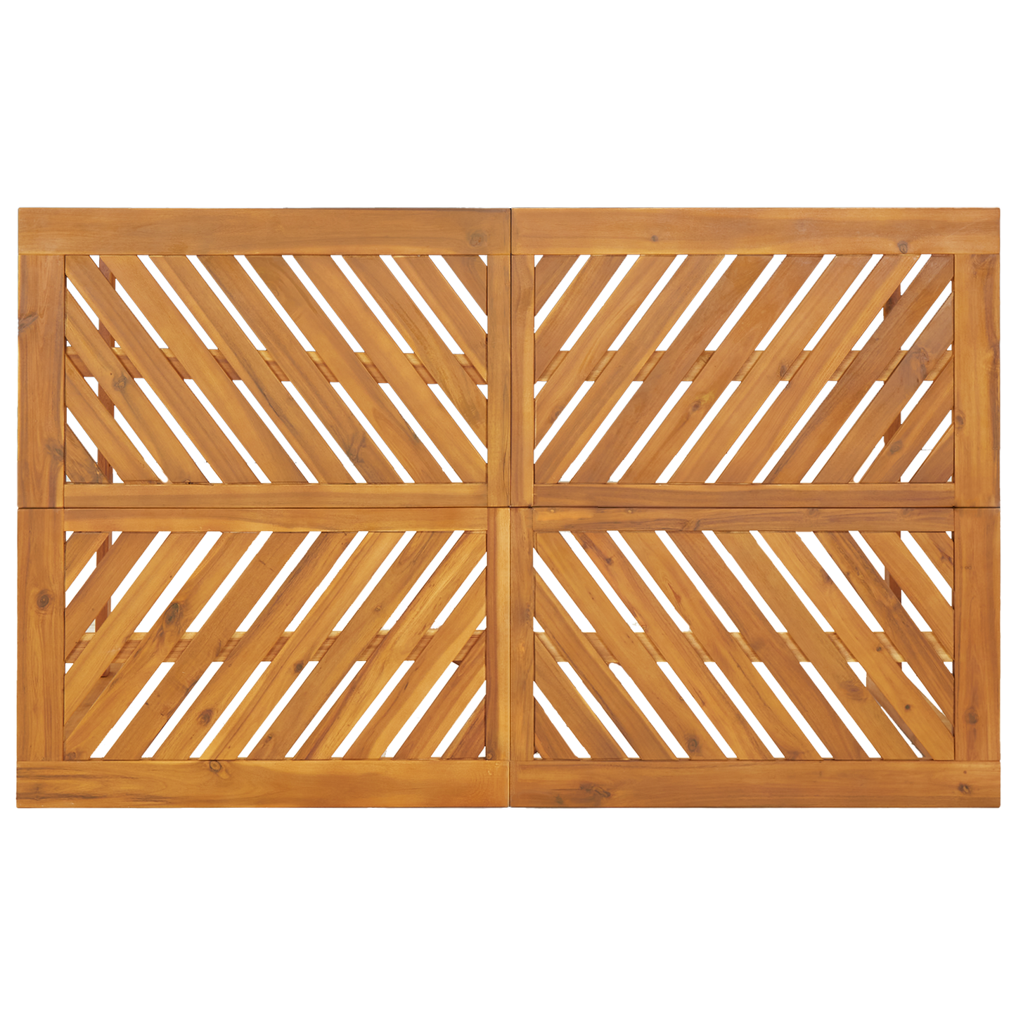 7 Piece Garden Dining Set Solid Wood Acacia