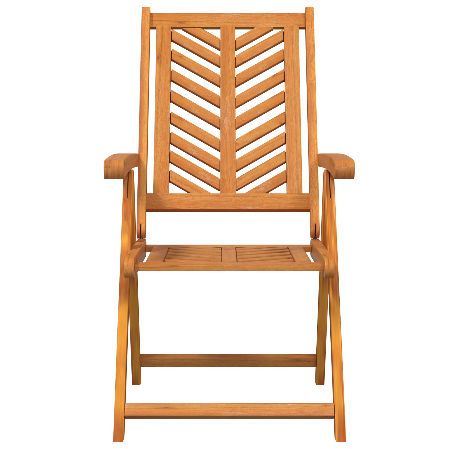 Reclining Garden Chairs 6 pcs Solid Wood Acacia
