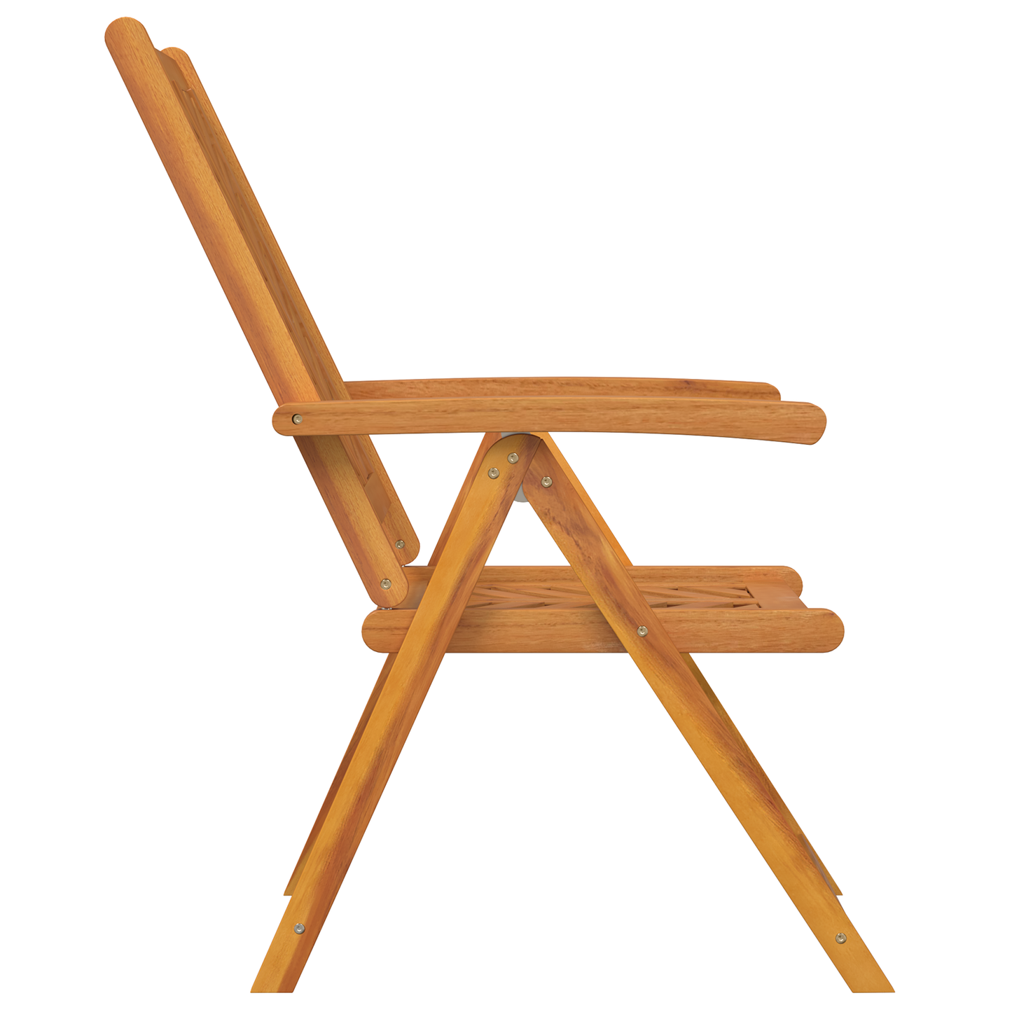 Reclining Garden Chairs 6 pcs Solid Wood Acacia