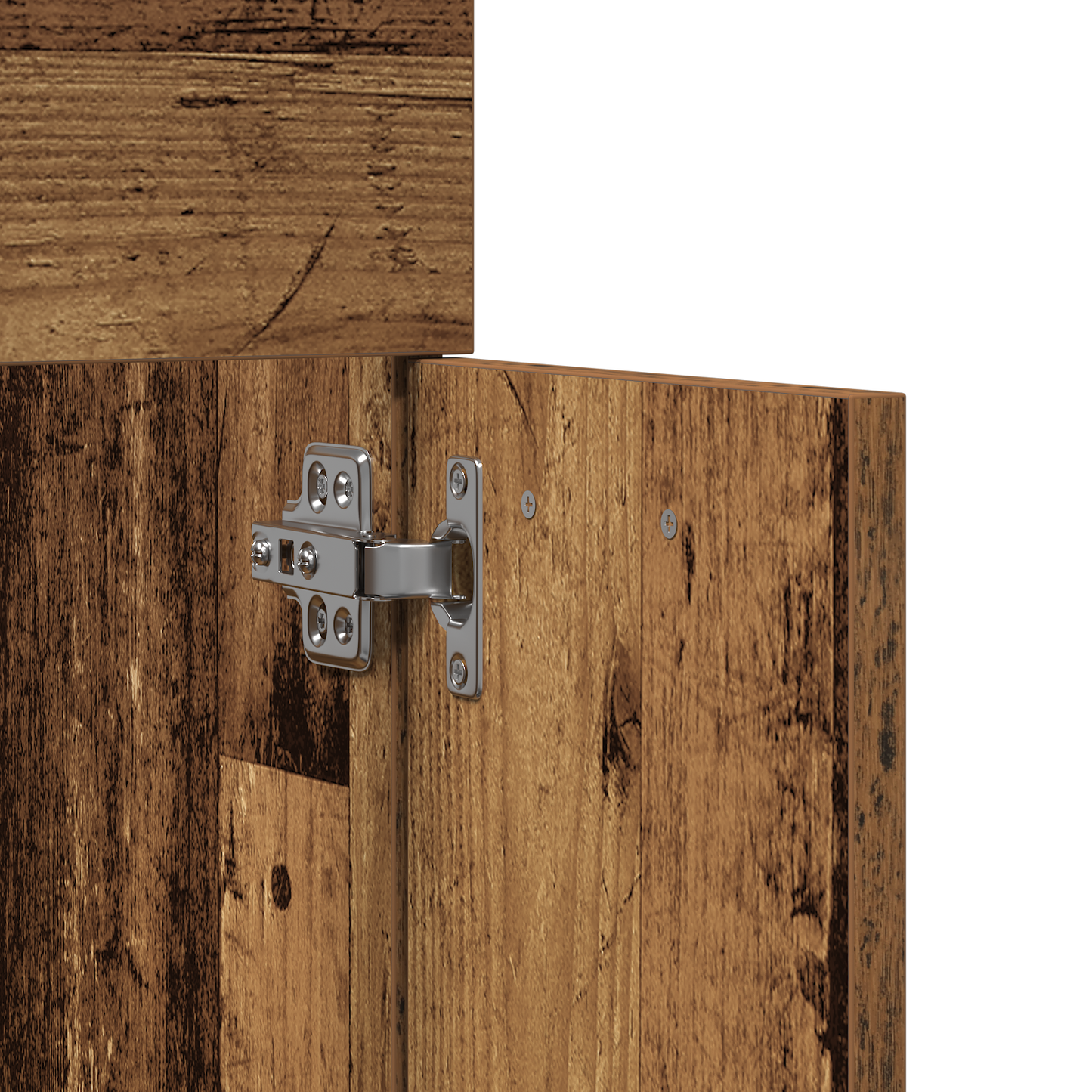 3 Piece Bathroom Furniture Set Old Wood Engineered Wood